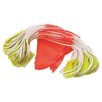 Orange PVC Bunting w/ Orange Flags & Yellow Refelective Tabs - Day/Night Use