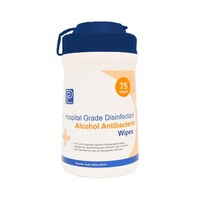 Premier Alcohol Antibacterial Wipes - Tub of 75