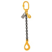 Grade 80 Single Leg Sling w/ Clevis Sling Hook - 7mm x 4m