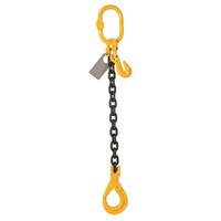 Grade 80 Single Leg Sling w/ Clevis Self-Lock Hook - 26mm x 8m