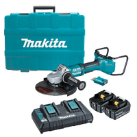 Makita 18Vx2 AWS Angle Grinder Set - 230mm
