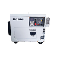 Hyundai Silenced Electric Start Generator - 8kVA 