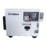 Hyundai Silenced Electric Start Generator (Remote Start) - 8kVA