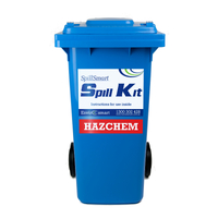 SpillSmart 120L Hazchem Spill Kit - Wheelie Bin