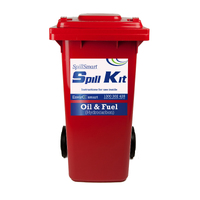 SpillSmart 120L Hydrocarbon Oil & Fuel Spill Kit (Refill Kit Only) - Wheelie Bin