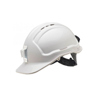 Frontier Vented Hard Hat w/ Lamp Bracket - White