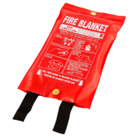 Small Fire Blanket (Soft Plastic Pouch) - 1m x 1m