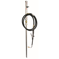 Samoa Standard Duty Oil Pump Kit w/ On & Off Gun (Suits 60/205L Drums) - 8LPM