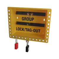 Cirlock 29 Padlock Group Lock Box (w/ Lid) - Yellow