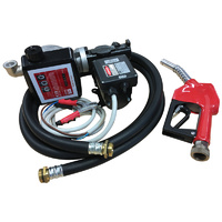 Alemlube 12V/24V Refuelling Kit w/ Meter (Auto Nozzle) - 60LPM