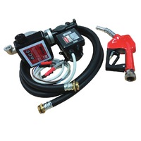 Alemlube 12V/24V Refuelling Kit w/ Meter (Manual Nozzle) - 60LPM