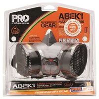 Half Mask Respirator Kit w/ ABEK1 Cartridges Blister Pack