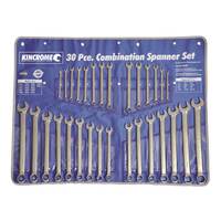 Kincrome 30 Piece Combination Spanner Set Imperial & Metric - K3030