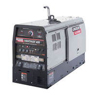 Lincoln Electric Vantage 400 Engine Driven Welder w/ Roll Frame & Spill Tray