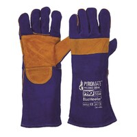 Pyromate Blue Heeler Blue & Gold Kevlar Gloves 