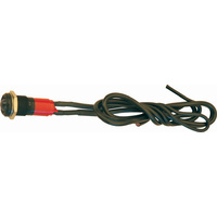LockSafe LED/Red Switch Status Indicator - 12-24V LED and wiring harness