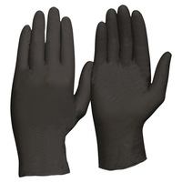 Black Nitrile Powder Free Disposable Gloves (Box of 100) 