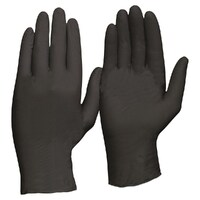 Black Nitrile Powder Free Gloves (Box of 100) 