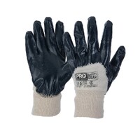 Super-Guard Blue Nitrile 3/4 Dip Gloves - Size 10
