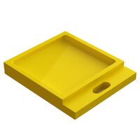 Ripper Pad w/ 25mm Edge - 400 x 465 x 40mm 