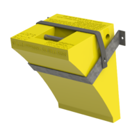 Wheel Chock Mounting Bracket (Vertical Style) - 3.5LW