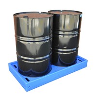 Bunded Pallet (Low Profile) - Two Drum