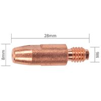 MIG Tips BZL M6x8 (Binzel Style)