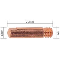 MIG Tips BZL M6x6 (Binzel Style)