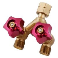 Y-Piece with Valves (LH for Acetylene) - LPG / Propane