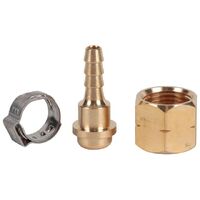 Crimp-On Hose Connector Kits (Suit 5mm I.D. Hose) - LH Acet/LPG