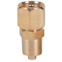 Screw-on Hose Connectors (Suit 5mm I.D. Hose) - RH Oxy/Argon - Carded Pack