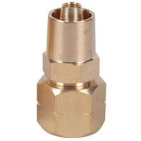 Screw-on Hose Connectors (Suit 5mm I.D. Hose) - LH Acet/LPG - Carded Pack