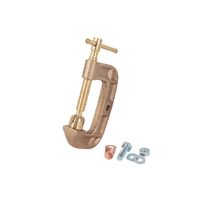 Brass G-Type 300 Amp Earth Clamp(Max Opening 48mm)