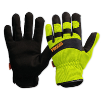ProFit Riggamate Hi Vis Yellow Synthetic Gloves