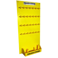 Cirlock Padlock Lockout Station (Base Only) - 120 Hooks