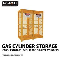 Pratt Gas Cylinder Cage - 1 Storage Level (Flat Packed)