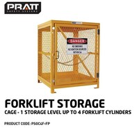 Pratt Forklift Cage - 1 Storage Level (Flat Packed)