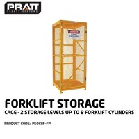 Pratt Forklift Cage - 2 Storage Levels (Flat Packed)