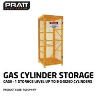Pratt Gas Cylinder Cage - 1 Storage Level (Flat Packed)