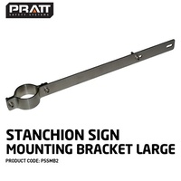 Pratt Stanchion Sign Mounting Bracket - Large
