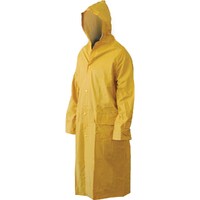 Yellow Full Length PVC Raincoat 