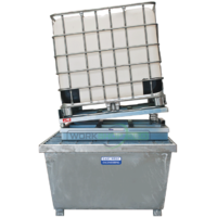 Tilting IBC Spill Bin