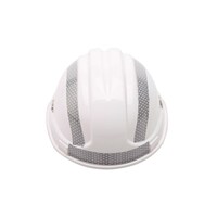 Frontier Hard Hat Silver Reflective Tape (Pack of 30 Curves) - 70mm x 40mm