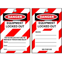 Cirlock Equipment Personal Danger Tag (Pack of 25) - 140 x 75mm