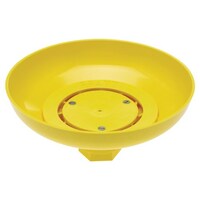Pratt Yellow Plastic Shower Head w/ Impeller