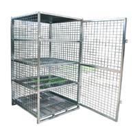 Storage Cage with Shelves 
