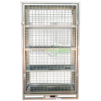 Storage Cage with Shelves