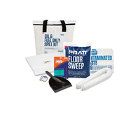 Premium Oil & Fuel Only Spill Kit (White Bag) - 25L