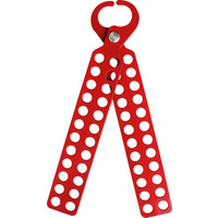 Cirlock Stainless Steel Lockout Hasp with 25mm Jaws (Pack of 25) - 24 Holes