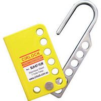 Cirlock 7 Holes Steel Lockout Hasp - Yellow